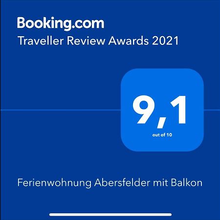 Ferienwohnung Abersfelder Mit Balkon Wildflecken Extérieur photo
